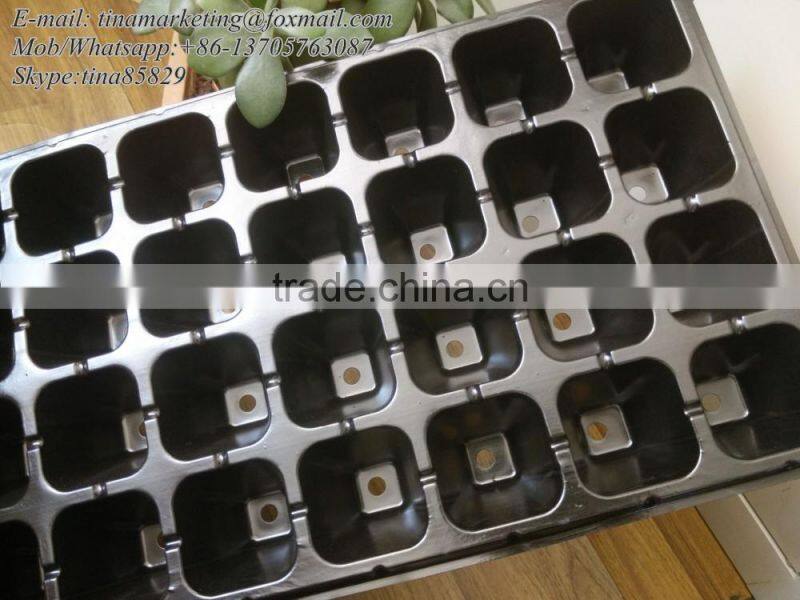 32 Cell High Quality PS Plastic Planting Nursery Seedling Trays Seed Germination Tray