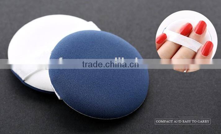 2016 new factory wholesale round and polygon shape latex-free cosmetic sponge powder puff