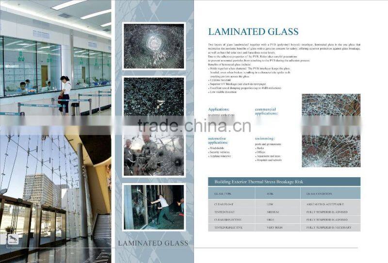 China Guangdong Supplier Wholesale Laminated Coated Double Wall Glass