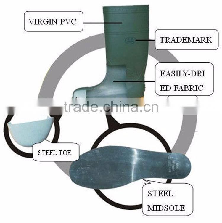 Lightweight Oil Resistant Mining Safety Boots S5