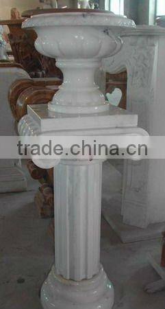 BEAUTIFUL ZIARAT WHITE MARBLE PEDESTALS