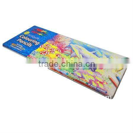 hot sale packing box 50pieces coloring pencils case