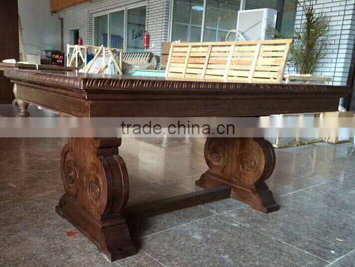 American Country Style Solid Wood Dining Room Set, Post-modernism Luxury Dinning Table and Chairs Set (BF01-X1159)