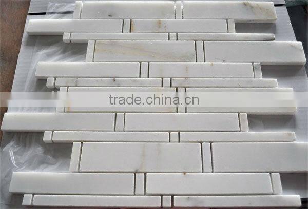 Carara White Marble Mosaic