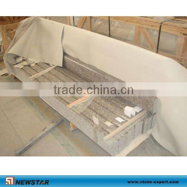 G664 Red Granite Tombstone