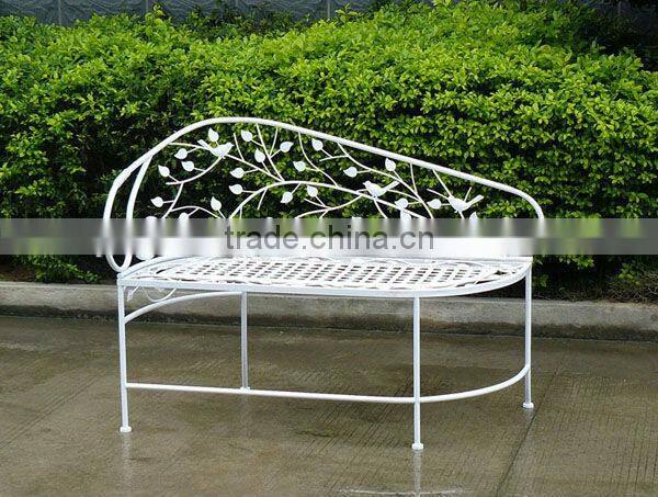 Outdoor Furniture Garden Lounging Metal Bench Relaxing Bench