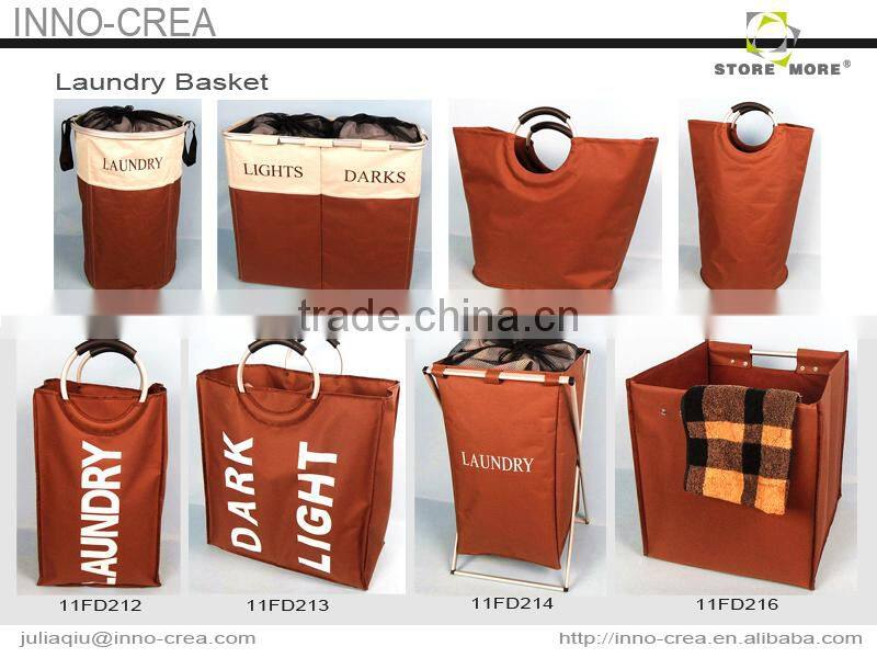 Store More Polyester With PE Coating Easey Care Laundry Bag,Portable,Spraying