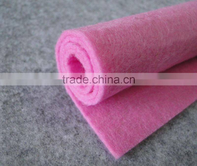 Colorful Eco-friendly Nonwoven fabric felt in rools, Needle punched color polyester felt, needle felt shijiazhuang supplier