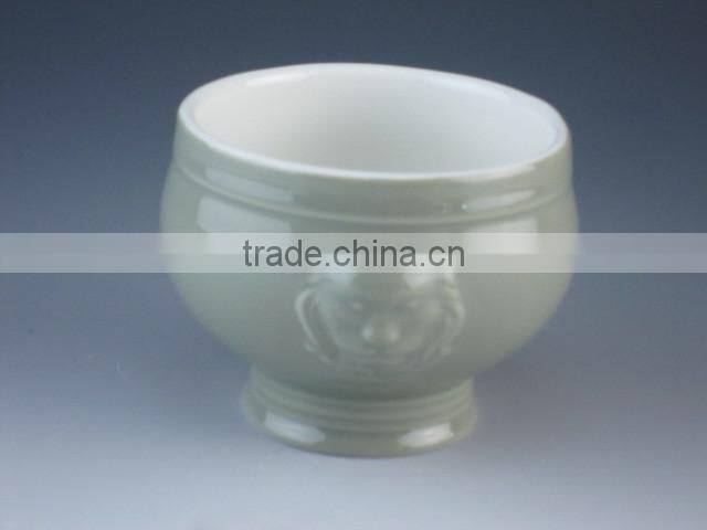 small casserole without lid 350 ml glazed porcelain microwave safety