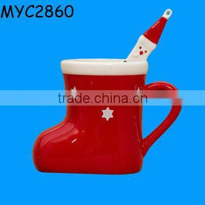 Vintage pottery double layer beer mugs