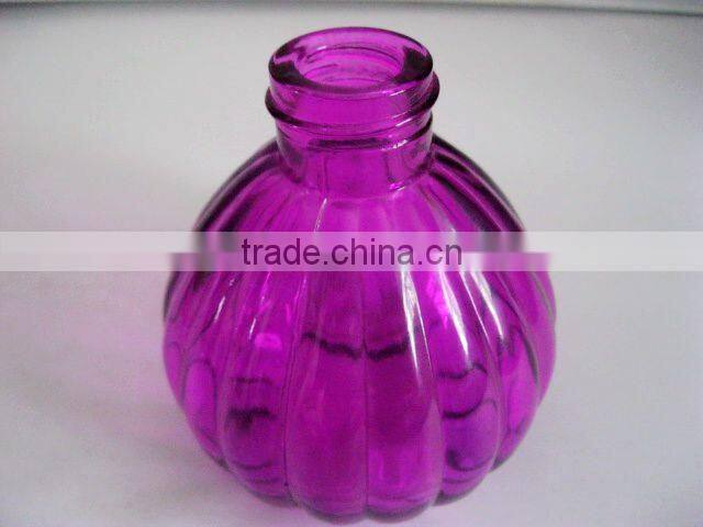 simple design colorfull glass oil lamp bottle