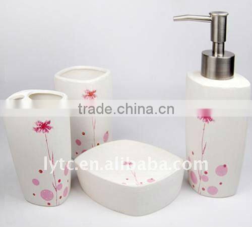 elegant style ceramic bathroom set