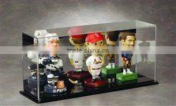 Custom acrylic lucite Mirrored Multiple Bobble Head barbie doll display cabinets case