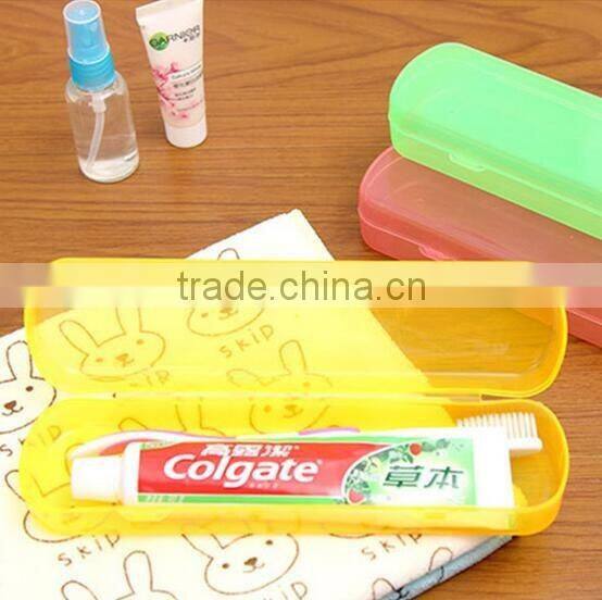 portable colorful dental tool box toothbrush box toothbrush travel case toothpaste box