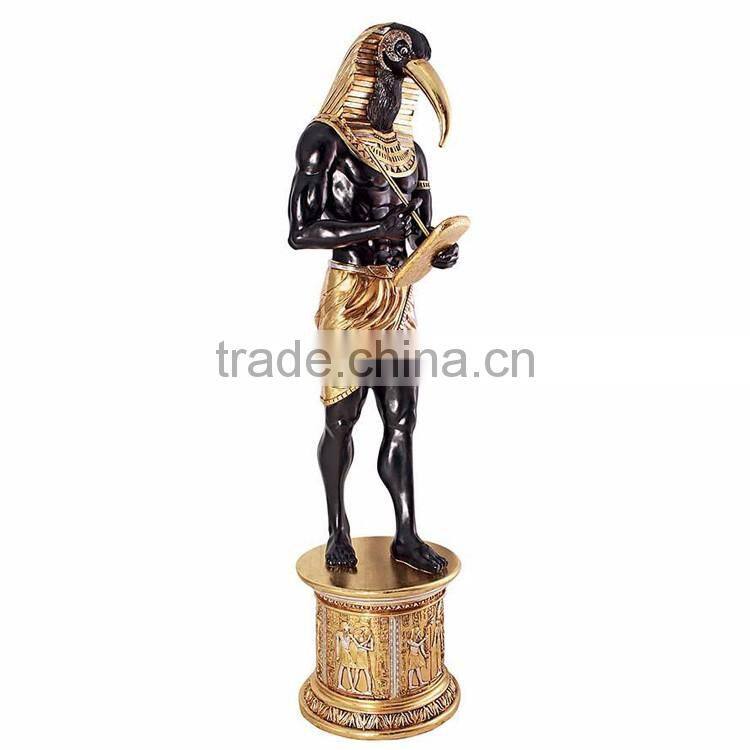 outdoor garden decoration metal craft bronze egyptian statues