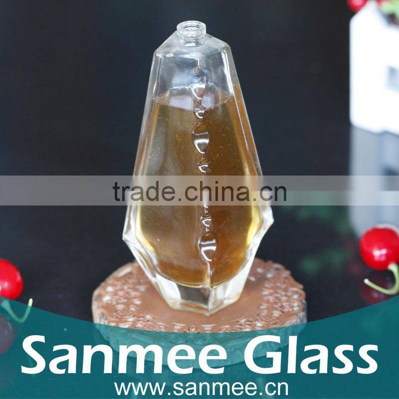 Supplies Miniature Glass Bottles 97ml Transparent Perfume Bottle Glass