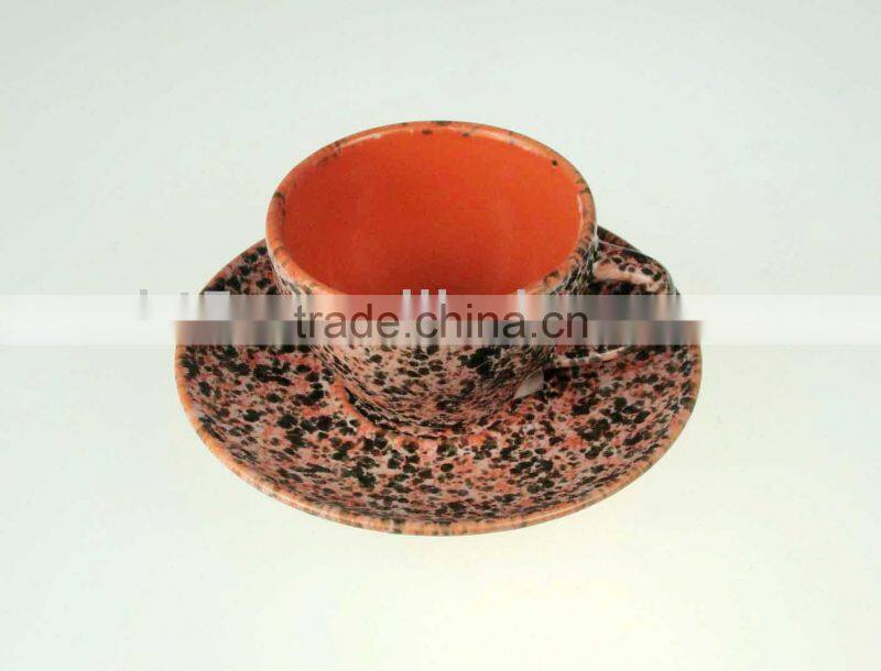 Promotion porcelain coffee mug and saucer