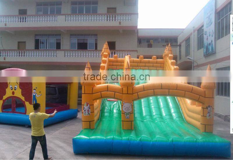 Big outdoor inflatable slide for kids play toys LT-2134K