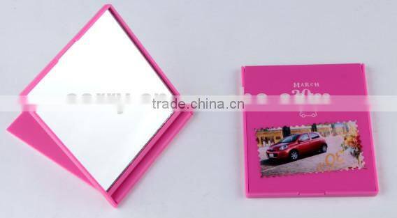 Plastic Single-square mirror pocket mirror
