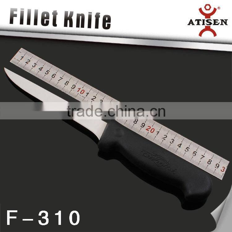 Hot sale High quality Fishing tackle !6" blade stainless steel fishing knife F-310