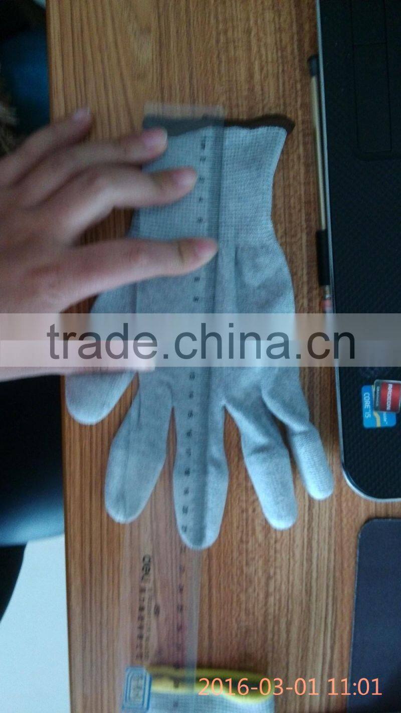 2016 hot sale pu coated softextile glove