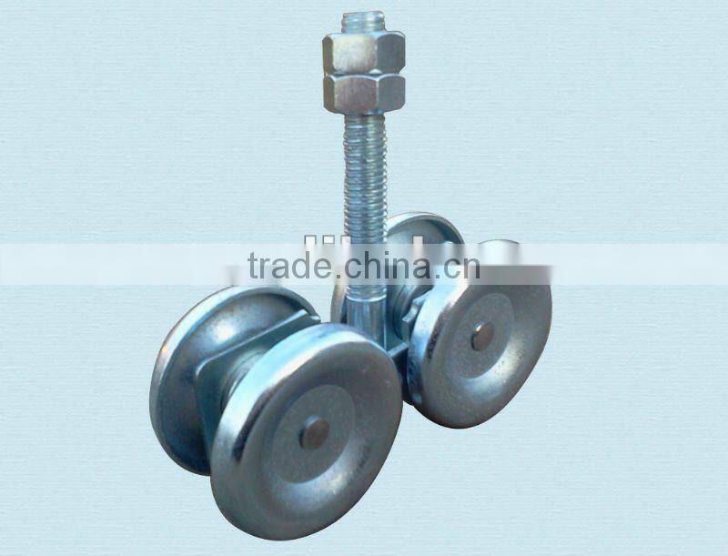 sliding gate track for hanging wheels and cantilever gate wheels