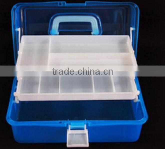 2017 Hot selling Art tool container box, Caddy box with tiered compartments, Plastic Tool box