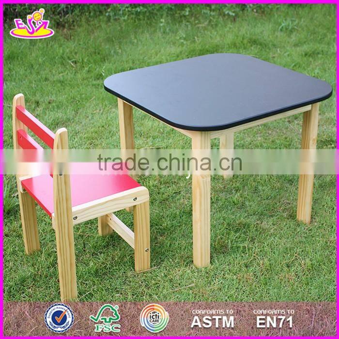 2017 New design home / school / high quality wooden kids study desk W08G180