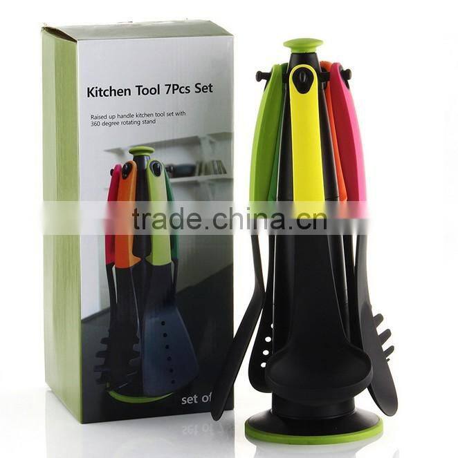 Factory sale!!! 2017 nylon kitchen tool/ utensils cooking set 6pcs kitchen set