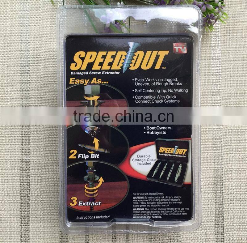 Double ended best broken screw extractor wood bolts hard head remover tool