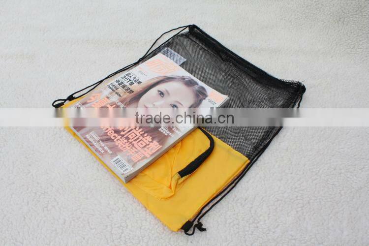 Backpack Nylon Mesh Shoe Bag Drawstring