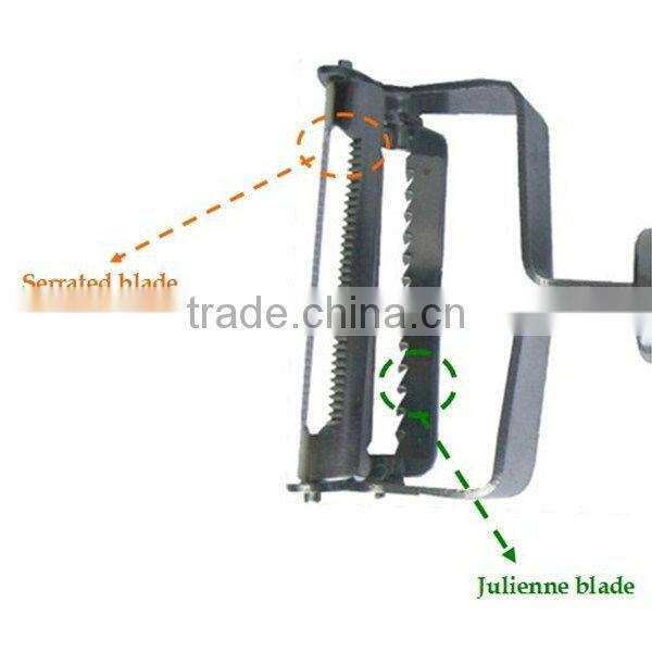 PE-0312 TPR Handle double blade peeler