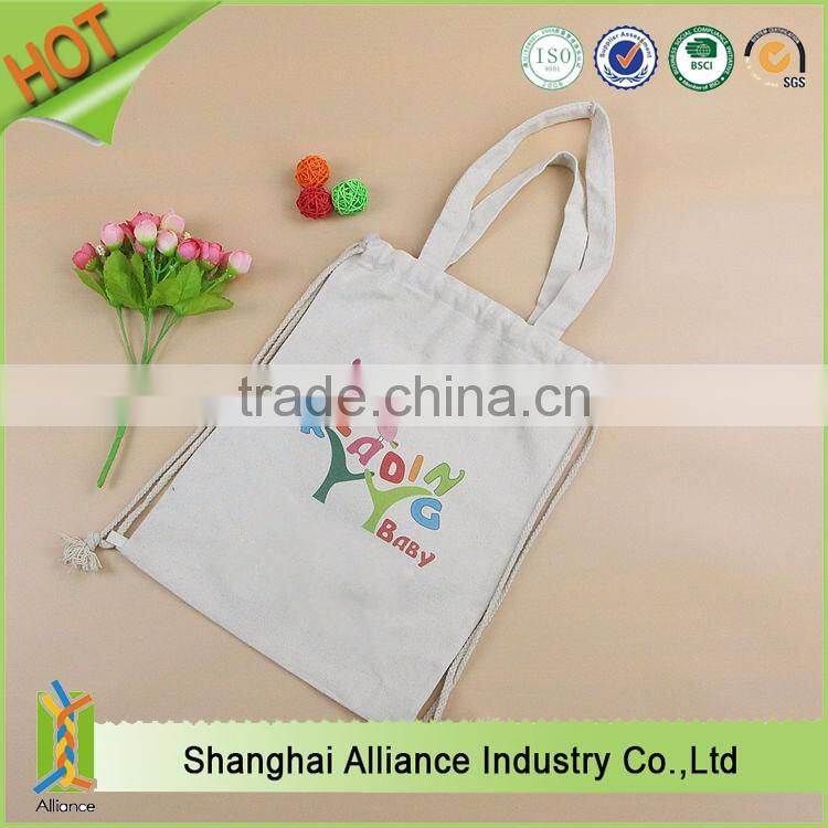 Reusable 100% natural cotton sack bag