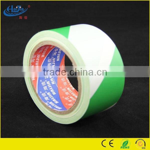 green white color PVC signing tape Ground Warning tape Floor Marking Tape