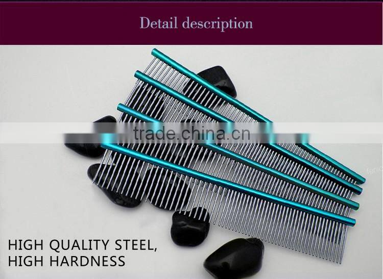 Stainless Steel Dog Comb Pet Comb Metal Lice Comb For Grooming