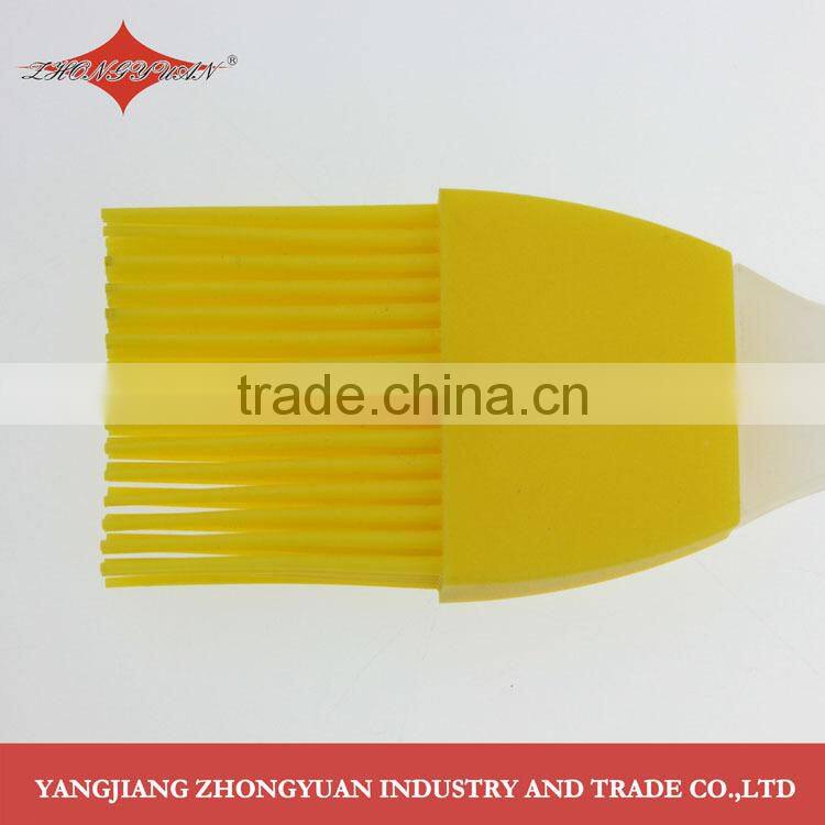 Large size professional design oblate head silicone brush