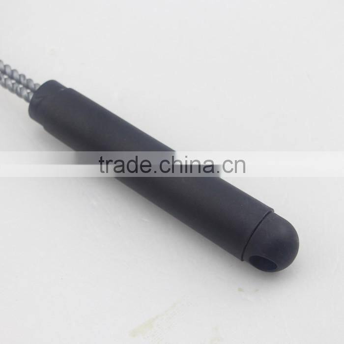 Black Handle Heavy duty Barbecue Grill Brush With Wire Bristle