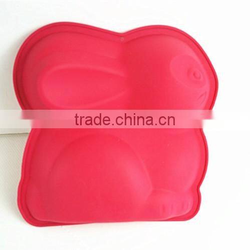 11040 Easter Rabbit shaped silicone chocolate mould and mold
