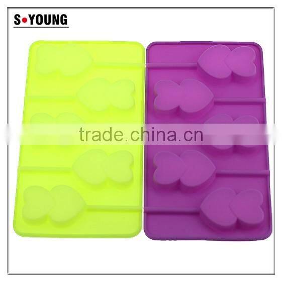 11033 Silicone Candy Lollipop Molds with Sticks