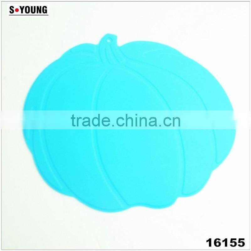 16155 pumpkin shape silicone high temperature heat insulation mat