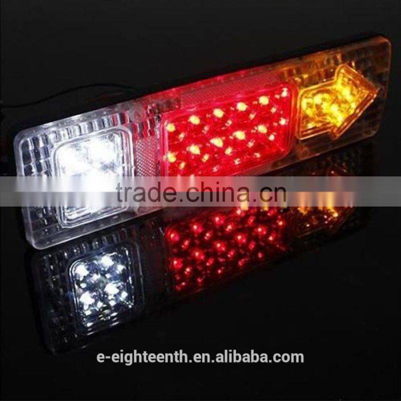 2016 new 12V 24V LED light Rear Turn Signal Truck Trailer Caravan Led Trailer Tail Lights Stop Rear Tail Indicator Light