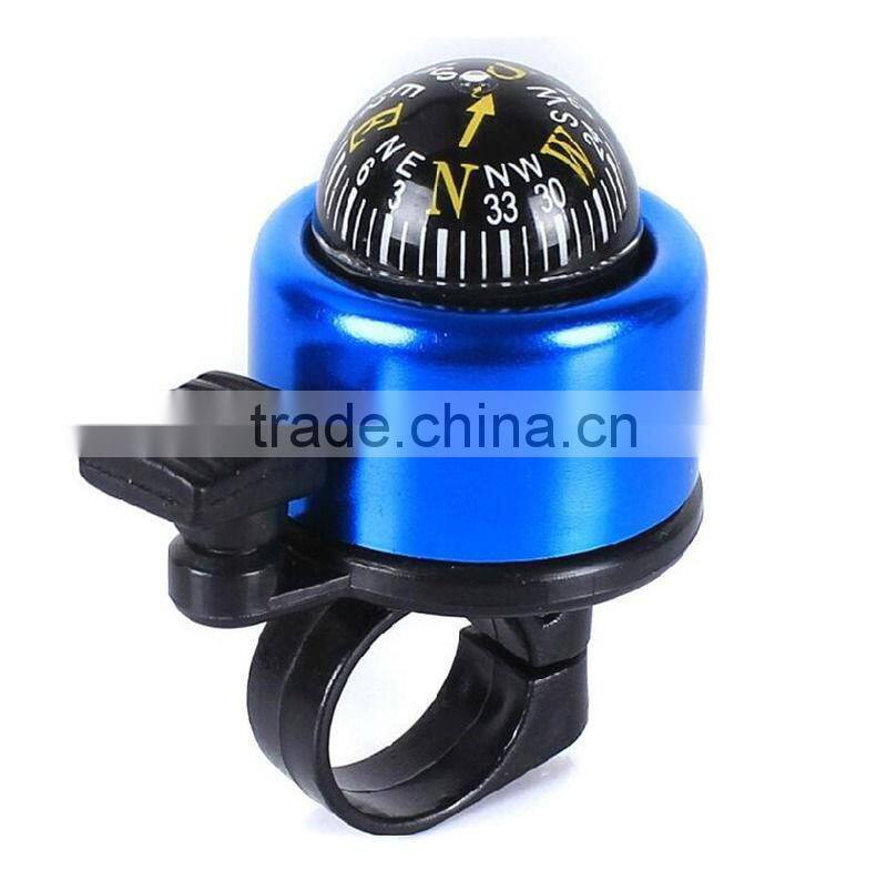 Hot Sale Colorful Bike Bell Compass Ring Bells Outdoor Door Sports Cycling Bells Bicycle Alarm Sound Crisp for Mountain Cycling