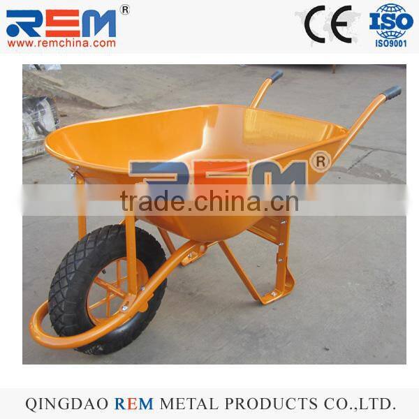 wheel barrow factory supply high quality heavy duty farm tools metal wheel barrow WB7503