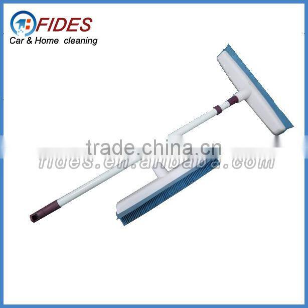 telescopic handle soft rubber tpr floor wash brush