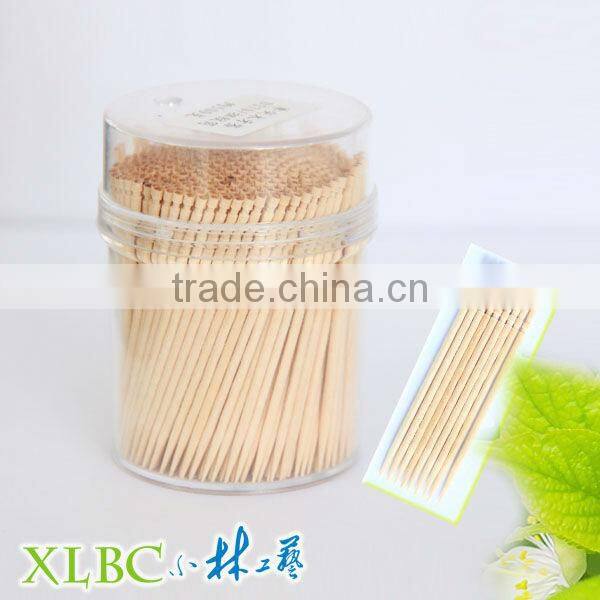 Twist jar one point wooden toothpick