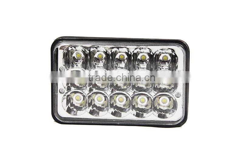 45W LED truck driving high low beam headlight replacement for halogen light