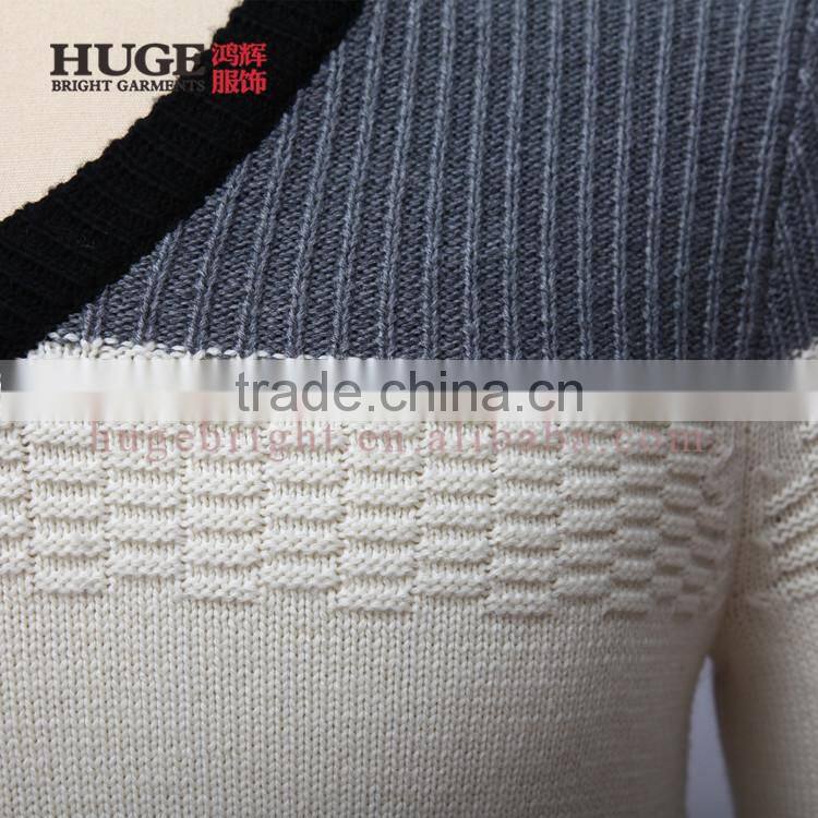 Factory Direct Supply High Quality New Design V Neck Pullover