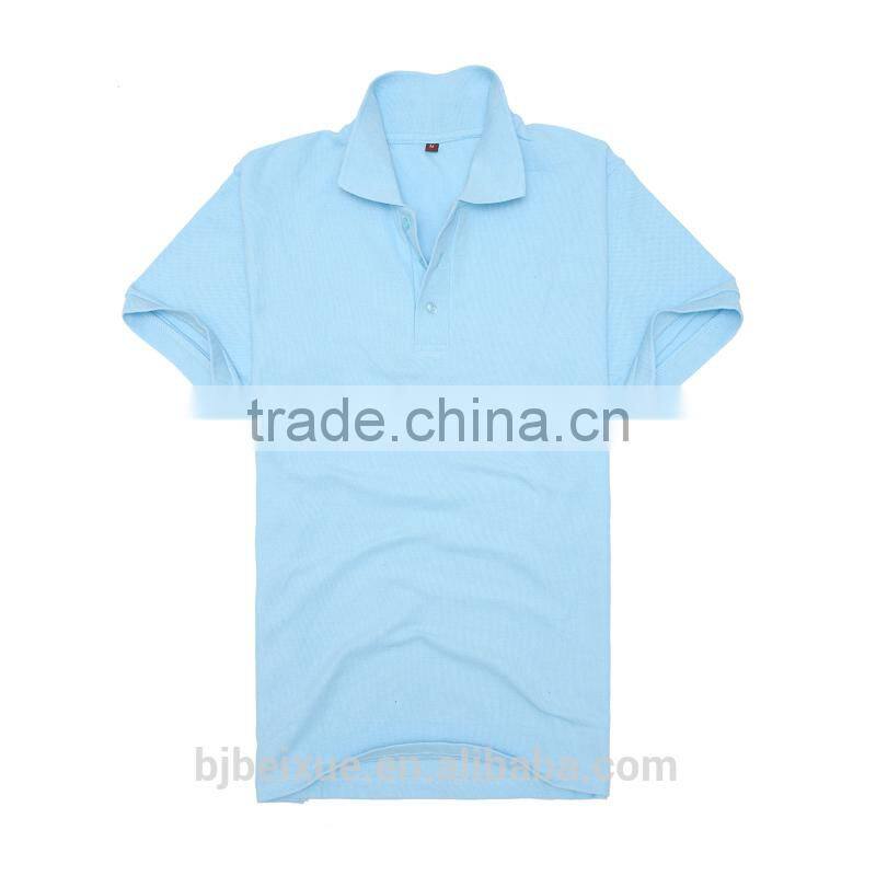 2015 new style 260g CVC polo shirt polo t shirt on stock