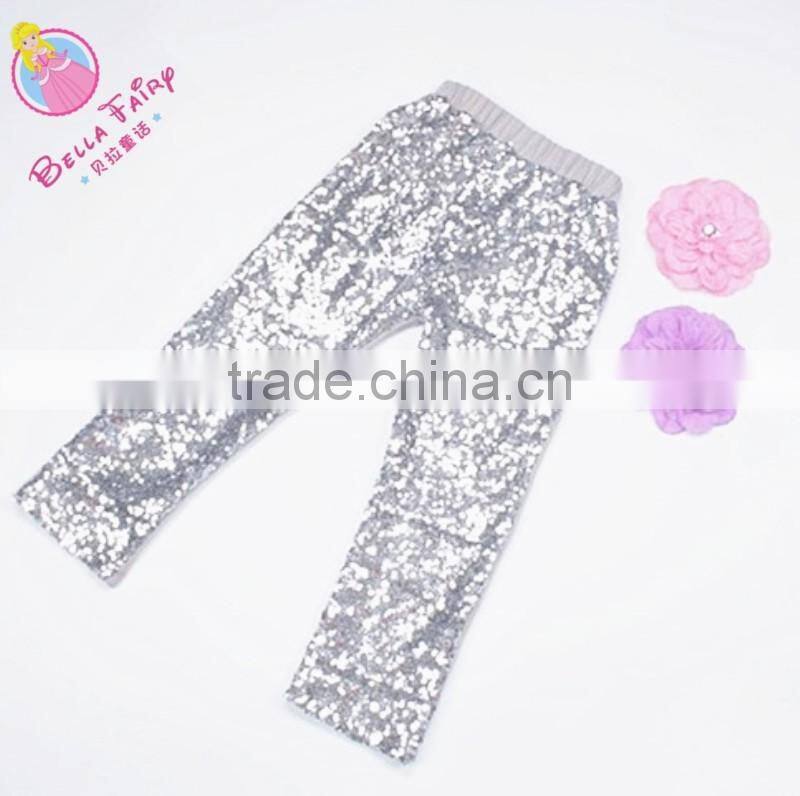 wholesale 2016 baby pants autumn baby girls kids loving sequin pants