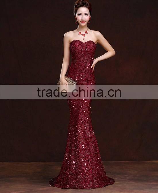 bling sequin long evening sleeveless fashion dinner dress